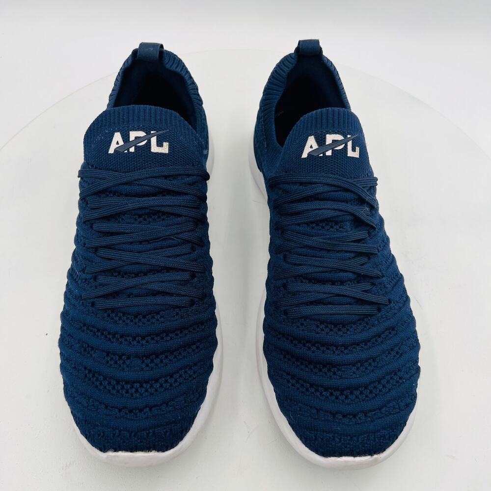 APL Athletic Propulsion Labs TechLoom Wave Logo-Patch Navy Women's Sneakers 7.5 - Picture 5 of 14